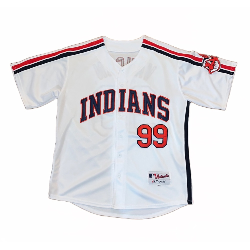 Wild Thing Rick Vaughn Stitched Jersey Size M White